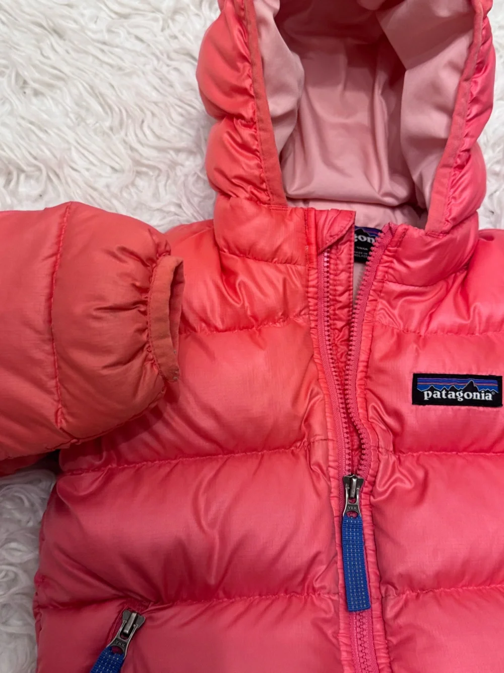 Patagonia Kids' Hi Loft Down Hoody Jacket 12-18 mo